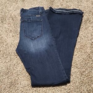 KanCan Classic Blue Denim Women's Flare Jeans